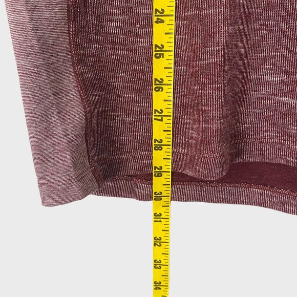 Buffalo David Bitton Katana Henley Shirt Men's Large Red Long-Sleeve Pullover - Picture 12 of 12